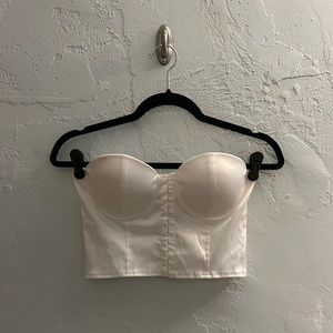 Windsor Vintage bustier crop top